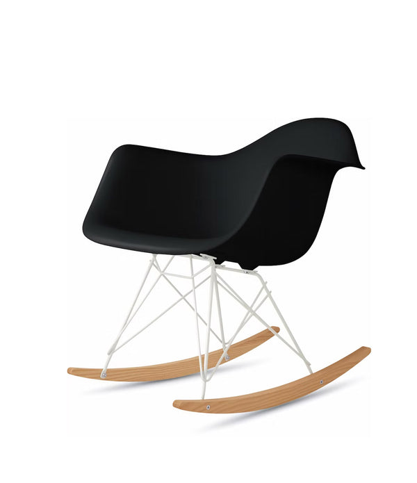 Eames® 模压塑料扶手椅，摇椅底座