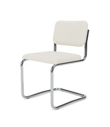 Cesca 椅子 - 无扶手，带软垫座椅和靠背