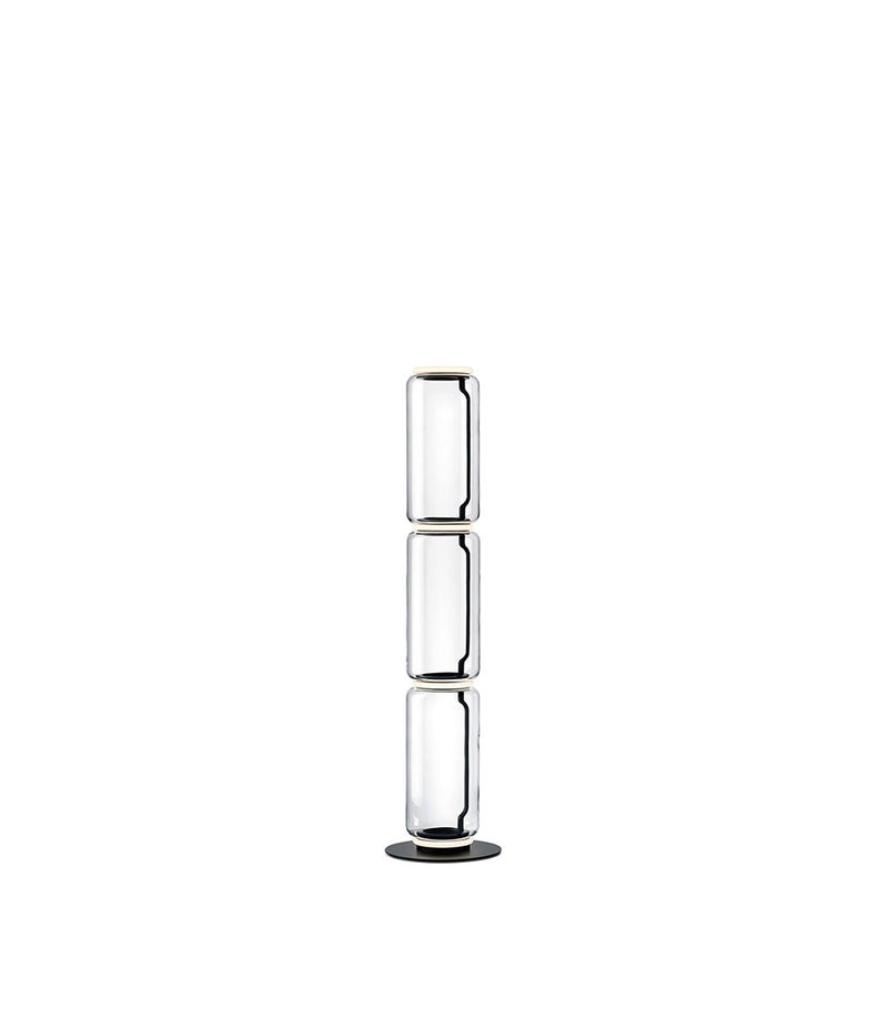 Noctambule LED Floor Lamp - Tall Cylinders with Small Base