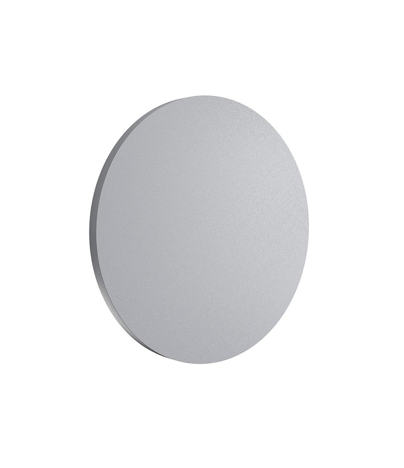 Flos Wall Camouflage wall sconce in grey finish. Ultra-slim disc shape.
