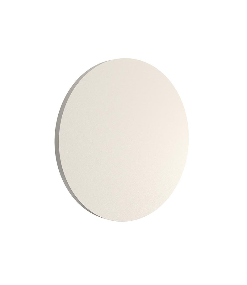 Flos Wall Camouflage wall sconce in primer finish. Ultra-slim disc shape.