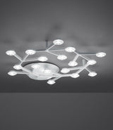 Artemide Led Net Circle ceiling lamp, with multipoint lighting nodes.