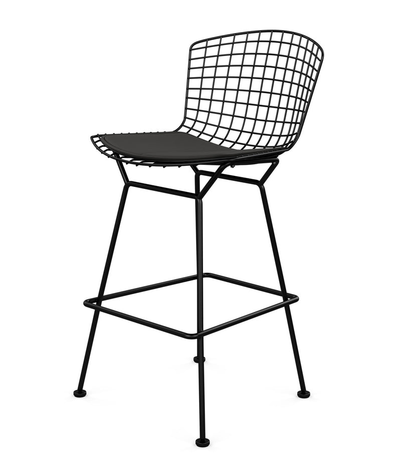 Bertoia Stool, Counter Height - Leather Seat Pad