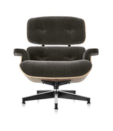 Eames® Lounge Mohair Chair and Ottoman - Classic Size