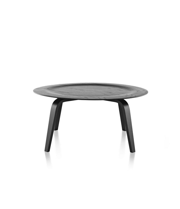 Eames® 模压胶合板咖啡桌 - 木底座