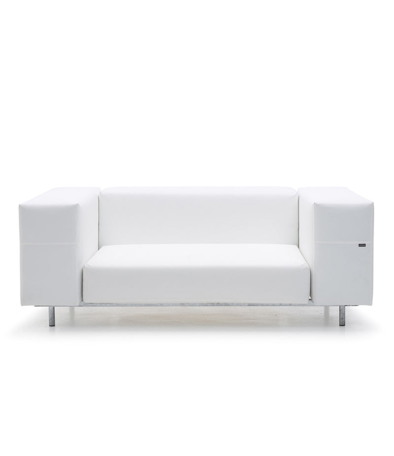 Extremis Walrus Club Chair in white, with 43" cushion.