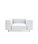 Extremis Walrus Club Chair in white, with 31" cushion.