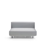 Extremis Walrus Middle Seat in light grey, with 43" cushion.