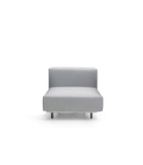 Extremis Walrus Middle Seat in light grey, with 31" cushion.