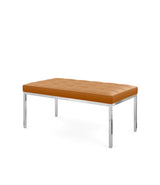 Florence Knoll Two Seat Bench - Leather