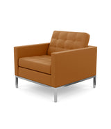 Florence Knoll Lounge Chair, Tan Volo Leather