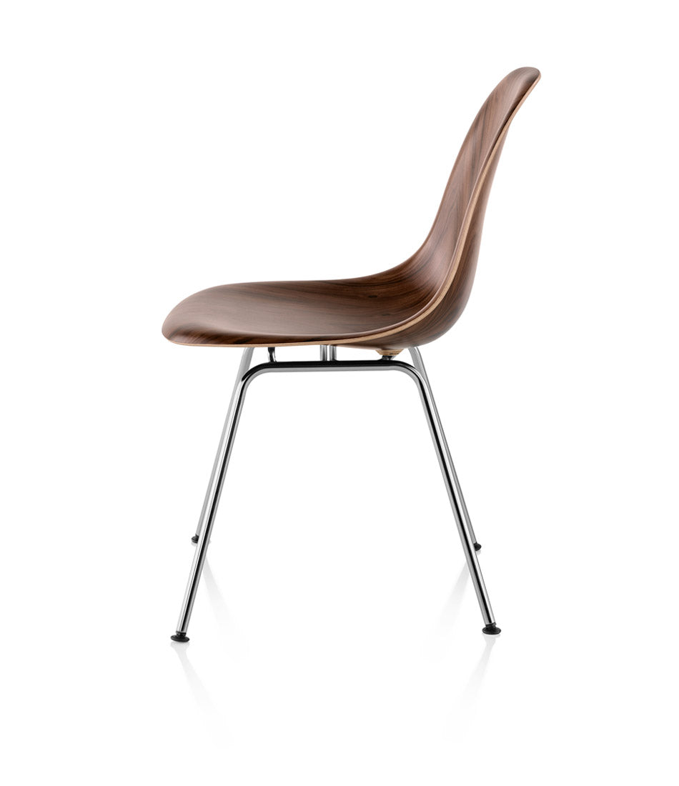 Eames® Molded Wood Side Chair, 4-Leg Base
