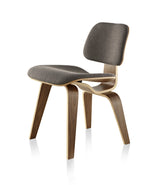 Eames® Molded Plywood with Wood Base Upholstered