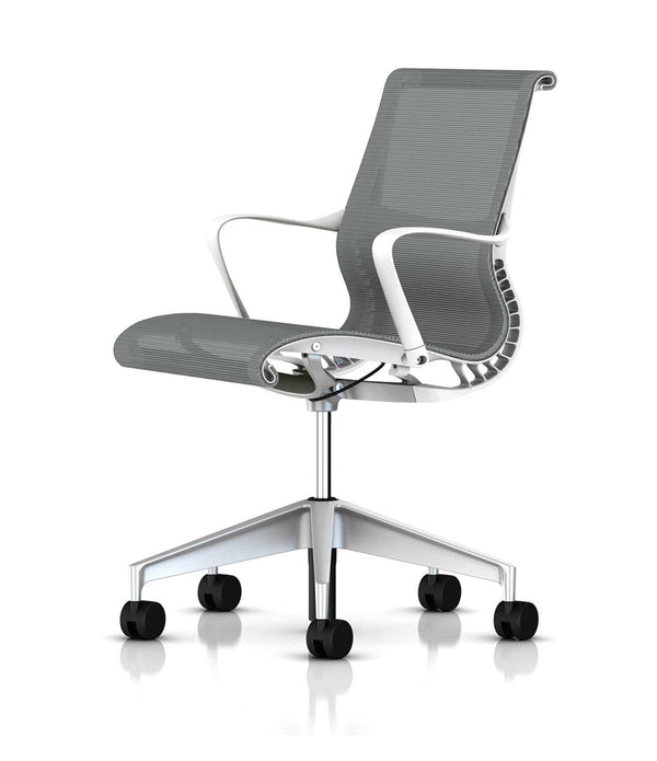 Setu® Chair - Studio White with Arms