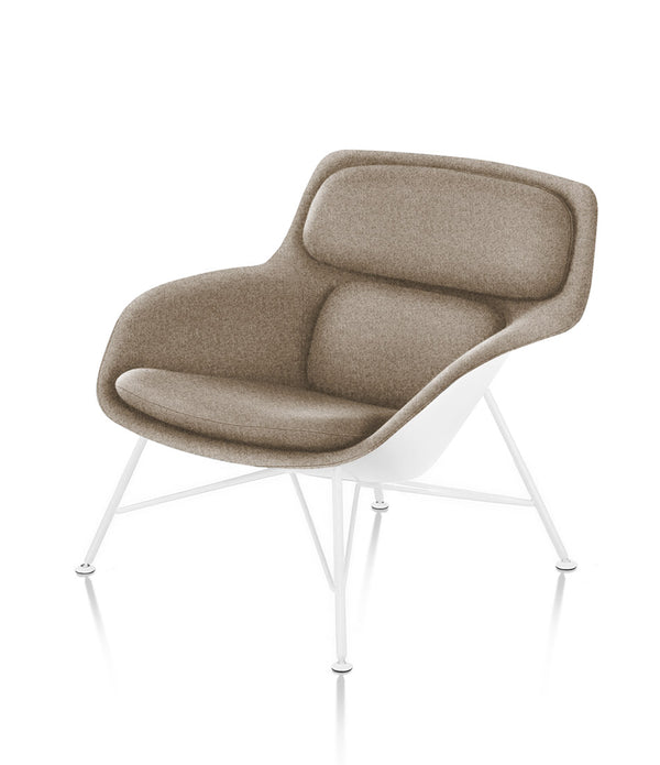 Striad® Low-Back Lounge Chair - Wire Base - Fabric