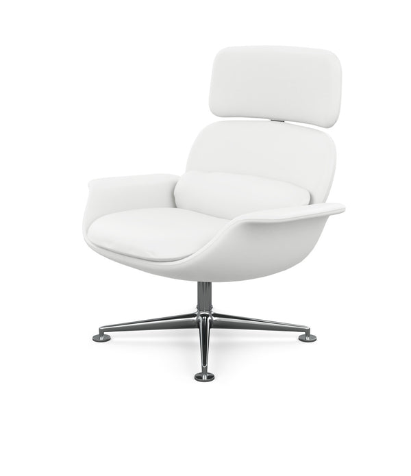 KN02 Swivel and Reclining High Back Lounge Chair