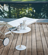 Saarinen Outdoor Coffee Table 20" - 35"