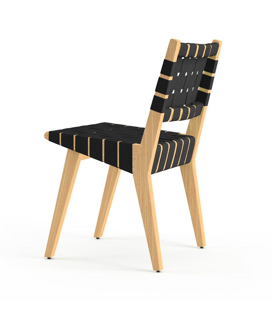 Risom Side Chair with Webbed Seat and Back