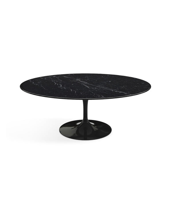 Saarinen 椭圆形咖啡桌 - 黑色底座