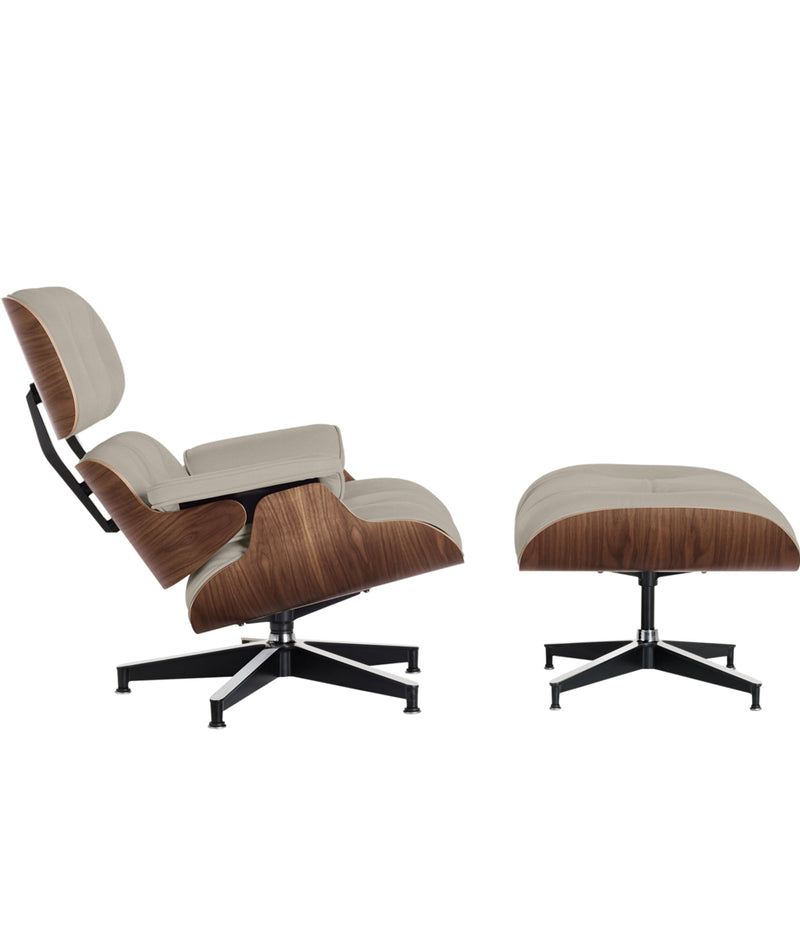 Eames® Lounge Leather Chair and Ottoman - Classic Size
